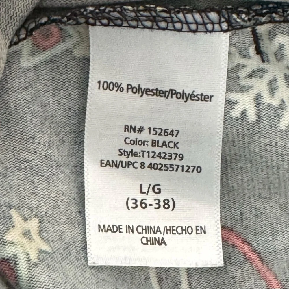 Trinity Collective Size Large (36-38) Christmas Neon PJ Pants 100% Polyester